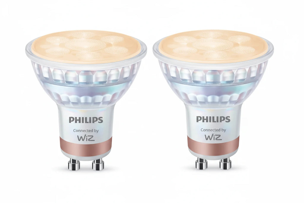 נורות ספוט חכמות Philips Smart LED PAR16 GU10 – מארז זוגי עם לבן מתכוונן