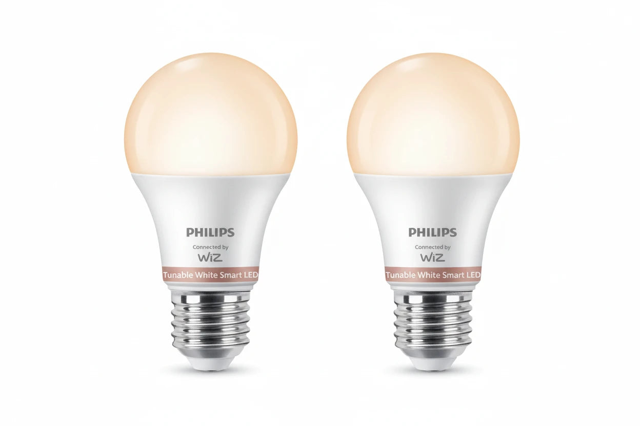 סט 2 נורות חכמות Smart LED A60 E27 60W מבית Philips