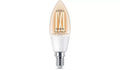 נורת פילמנט חכמה Philips Smart LED Candle C35 E14 40W – נורת נר שקופה עם לבן מתכוונן