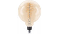 נורת פילמנט חכמה Philips Smart LED Globe G200 E27 40W – נורת כדור ענק שקופה בגוון ענבר עם לבן מתכוונן
