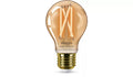 נורת פילמנט חכמה Philips Smart LED A60 E27 Amber 50W – נורה בגוון ענבר בסגנון וינטג' רטרו עם לבן מתכוונן