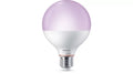 נורת LED חכמה צבעונית Philips Smart LED Globe G95 E27 RGB – נורת כדור יחידה עם מיליוני צבעים