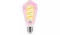 נורת פילמנט חכמה צבעונית Philips Smart LED ST64 E27 RGB 40W – נורה שקופה בסגנון אדיסון עם מיליוני צבעים